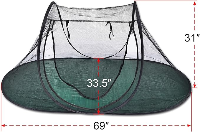 Pet Fun House Cat Dog Playpen Feline Funhouse Portable Exercise Tent with Carry Bag