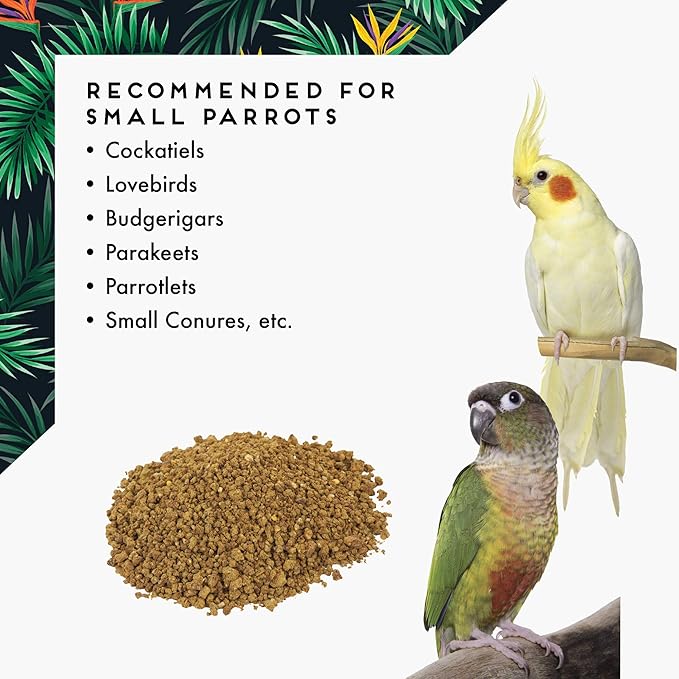 Oven Fresh Bites, Classic Formula Bird Food, Baked Avian Diet, For Small Parrots, 15 lb Bulk Box