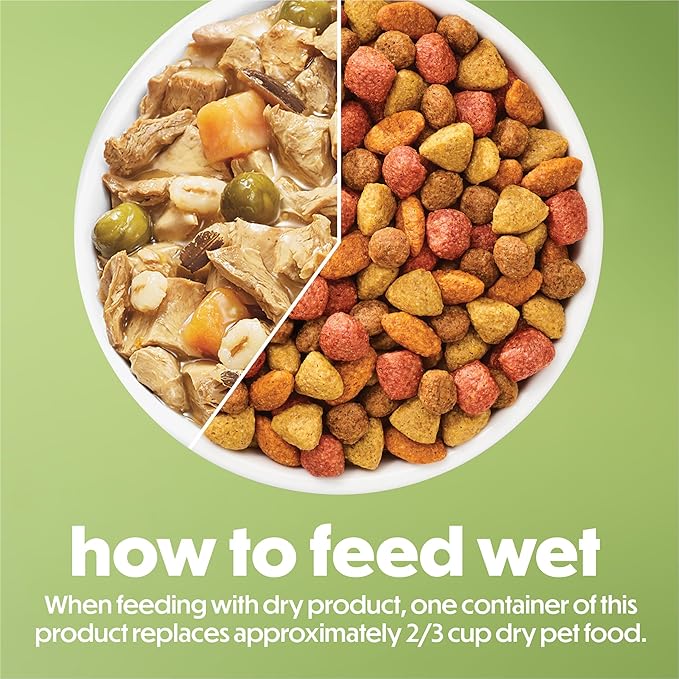 Purina Beneful Freshly Prepared Meals Roasted Turkey Medley with Sweet Potatoes, Peas, Barley, and Wild Rice - (Pack of 8) 10 oz. Tubs