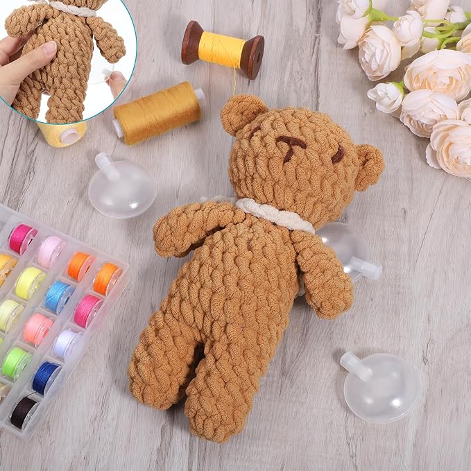 15 PCS Squeakers for Dog Toys, Dog Squeakers Replacement, 43mm Squeaker Insert Toy Noise Maker Round Airbag for Cat Toys Repair Pet Supply