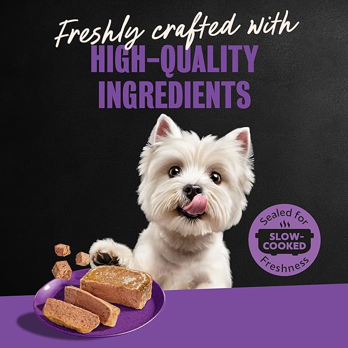 Cesar Classic Loaf in Sauce Adult Wet Dog Food, Grilled Chicken Flavor and Top Sirloin Flavor, 3.5 oz. Easy Peel Trays, Variety Pack (12 Count, Pack of 1)