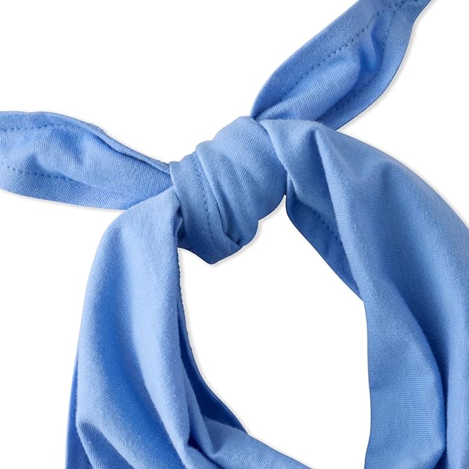 Pet Passion Bandit - THE PET Bandana 100% Organic Cotton Pet Bandanas Clothes for Small, Medium, Large Dogs, Blue Tie Dye, Medium/XL