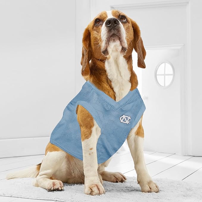 Pets First NCAA North Carolina Tar Heels Basketball Jersey for Dogs & Cats, Small - Licensed North Carolina Tar Heels Pet Tank Jersey (UNC-4020-SM)