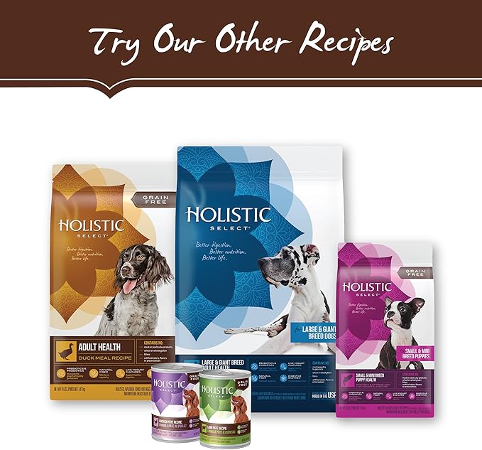 Holistic Select Natural Dry Dog Food, Lamb Meal Recipe, 30-Pound Bag