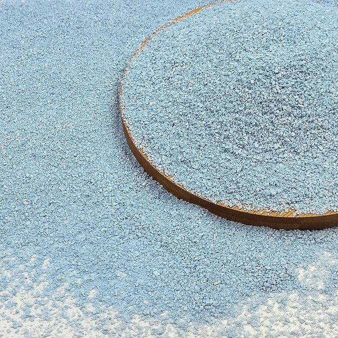 FANTIAN 5 lbs Blue Sand, 0.4-0.8 mm Decorative Sand for Aquarium, Fish Tank, Succulents, Candle, Vase, Wedding Ceremony, Arts Crafts and Bowl Fillers