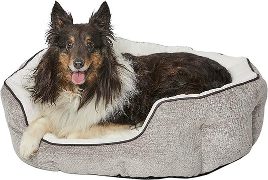 MidWest Homes for Pets Small QuietTime Deluxe Pet Bed- Taupe/Fur