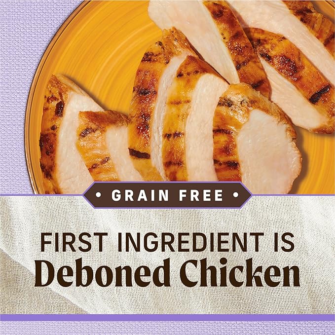 Merrick Lil Plates Wet Dog Food for Small Breed Puppies, Pint-Sized Puppy Plate in Gravy with Real Deboned Chicken, 3.5 oz Tub