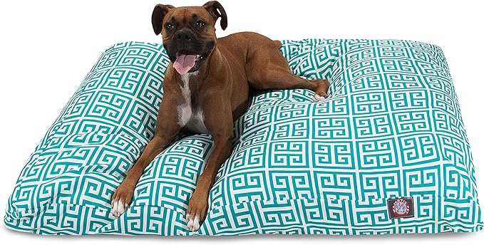 Pacific Towers Small Rectangle Indoor Outdoor Pet Dog Bed With Removable Washable Cover By Majestic Pet Products