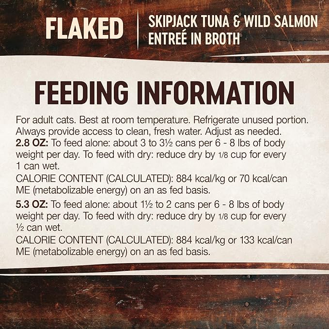 Wellness CORE Signature Selects Flaked Adult Wet Cat Food,Natural,Protein-Rich,Grain Free,2.8 Ounce (Skipjack Tuna & Wild Salmon),(Pack of 24)