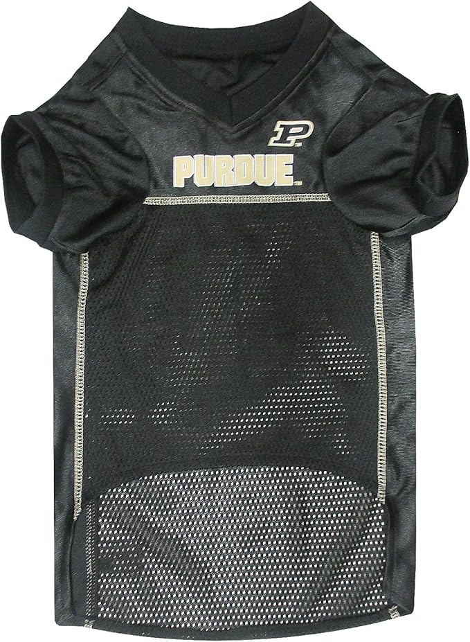 Pets First NCAA College Purdue Boilermakers Mesh Jersey for DOGS & CATS, XX-Large. Licensed Dog Jersey with your Favorite Football/Basketball College Team