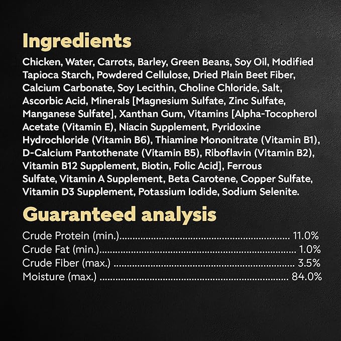 Cesar Wholesome Meals Chicken, Carrots, Barley & Green Beans Wet Dog Food, 17.6 oz. Pouch (6 Count)