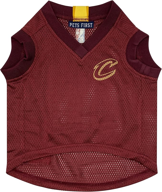 Pets First NBA CLEVELAND CAVALIERS DOG Jersey, Medium - Tank Top Basketball Pet Jersey