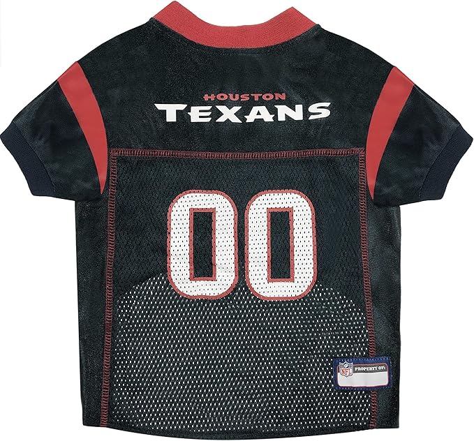 Pets First NFL Houston Texans Dog Jersey, Size XX-Large, Football Shirt Costume for Pet, Dog Sports T-Shirt, NFL Team Clothing for Cats, Licensed Pet Apparel Available in 7 Sizes and 32 Teams