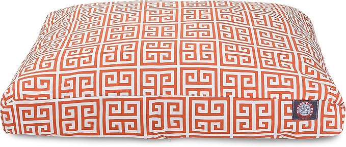 Majestic Pet Towers Rectangle Pet Bed - Orange - Large