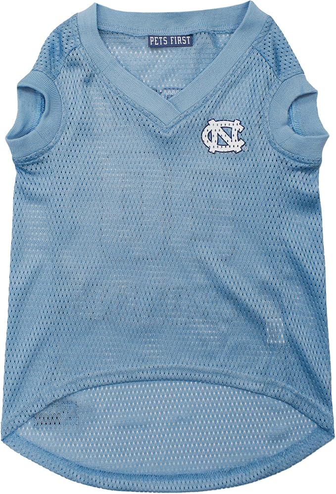 Pets First NCAA North Carolina Tar Heels Basketball Jersey for Dogs & Cats, Large - Licensed North Carolina Tar Heels Pet Tank Jersey, UNC-4020-LG
