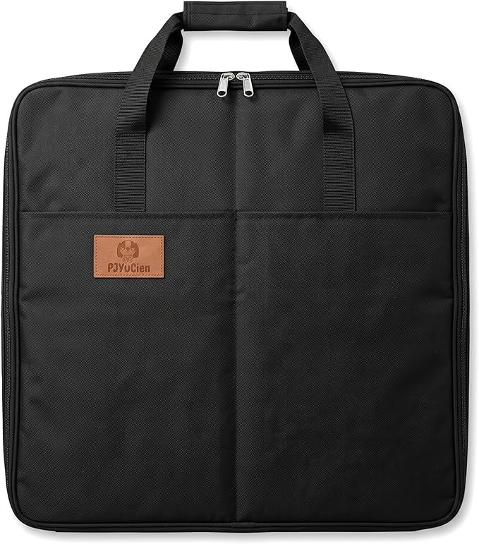 PJYuCien Storage Bag for 24"x24" Metal Foldable Dog Playpen, 600D Oxford Fabric, Waterproof Moisture-Proof, 270° Large Zipper, Travel Carry Case for Camping, Park & Home Storage