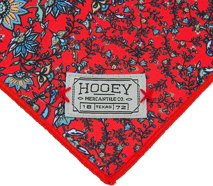 Hooey Nomad Dog Bandana, Polyester Dog Bandana with Graphic-Inspired Prints, Western Floral