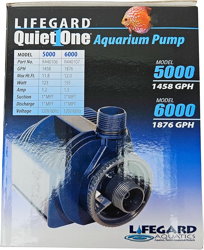 Quiet One Aquarium Pump (1458 GPH)