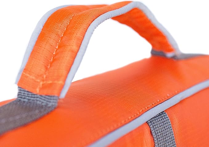 Outward Hound Granby Splash Orange Dog Life Jacket, XS