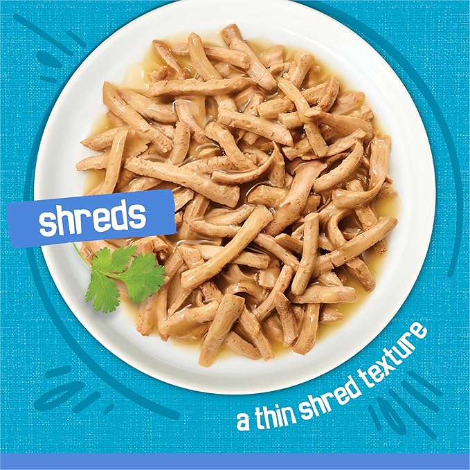 Friskies Purina Shreds with Whitefish and Sardines in Sauce Wet Cat Food - (Pack of 48) 5.5 oz. Cans