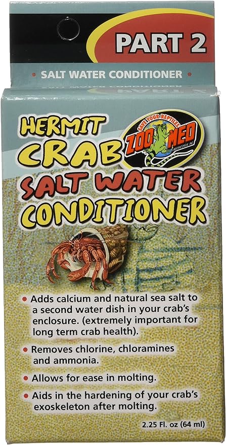 Zoo Med Hermit Crab Salt Water Conditioner