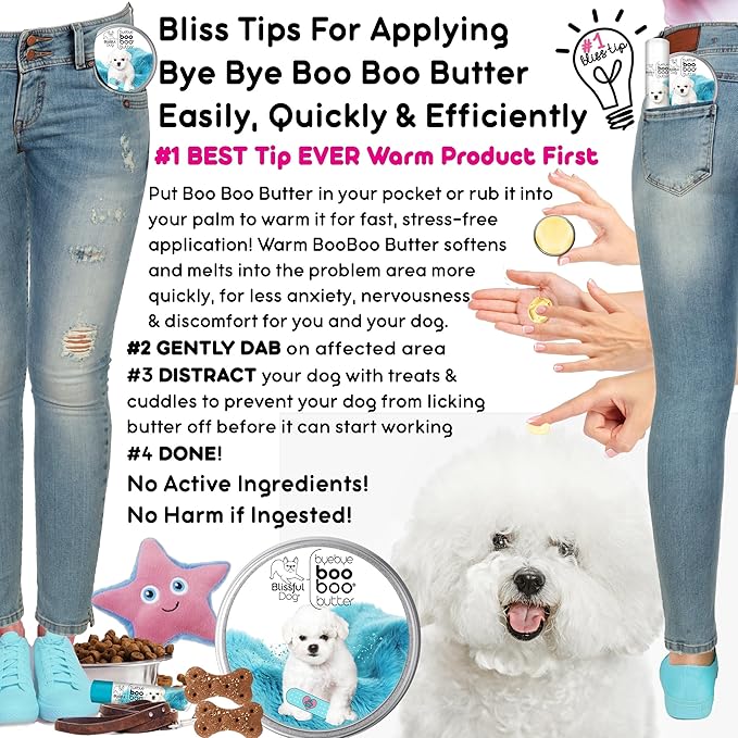 The Blissful Dog Bichon Frise Boo Boo Butter, 8-Ounce
