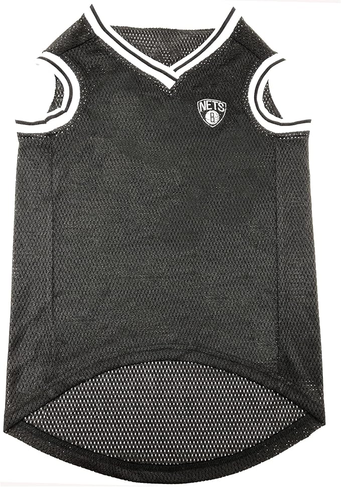 NBA PET Jersey Brooklyn NETS Basketball Dog Jersey, X-Small. Best Licensed Basketball Jersey for The Real Four-Legged Fan!