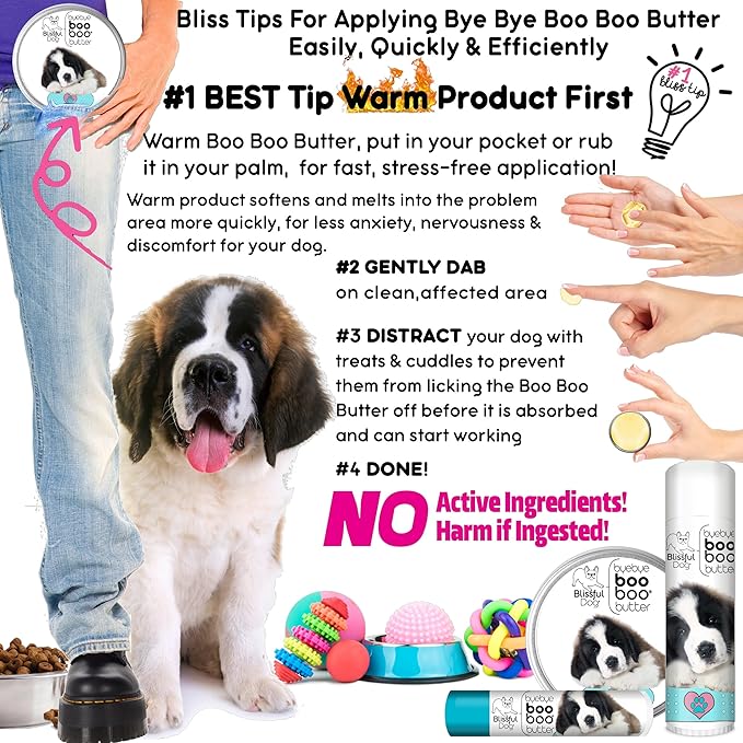 The Blissful Dog .15 oz Tube St. Bernard Booboo Butter