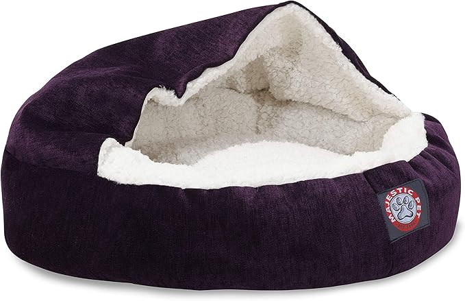 Majestic Pet 18 inch Villa Orange Canopy Cat Bed