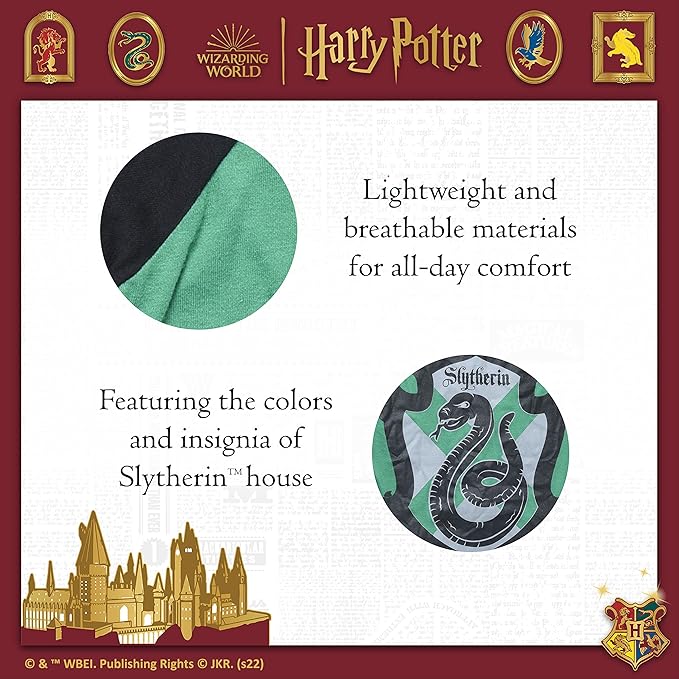 Harry Potter Slytherin Dog T-Shirt - Pet Costume Shirt for Dogs - Officially Licensed Dog Apparel & Accessories for Hogwarts Houses, Size Extra Large