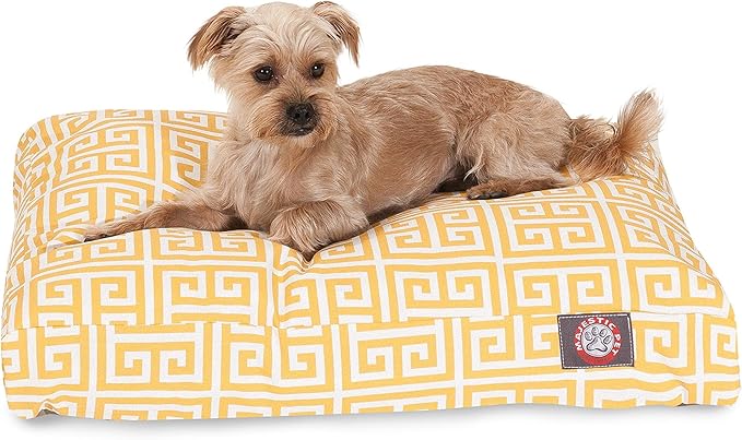 Citrus Towers Small Rectangle Indoor Outdoor Pet Dog Bed With Removable Washable Cover By Majestic Pet Products