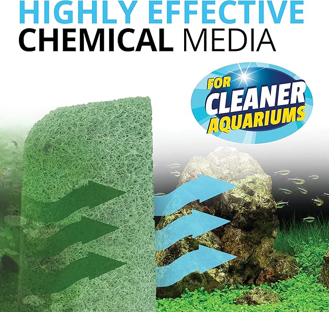Fluval 307/407 Phosphate Remover Pad, Replacement Aquarium Canister Filter Media, 6-Pack, for All Breed Sizes