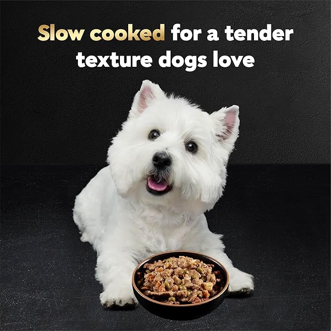 Cesar Home Delights Adult Wet Dog Food,Slow Cooked Chicken & Vegetables Dinner in Sauce,Wet Food for Dogs,3.5 oz Tray,24 Count (Pack of 2)