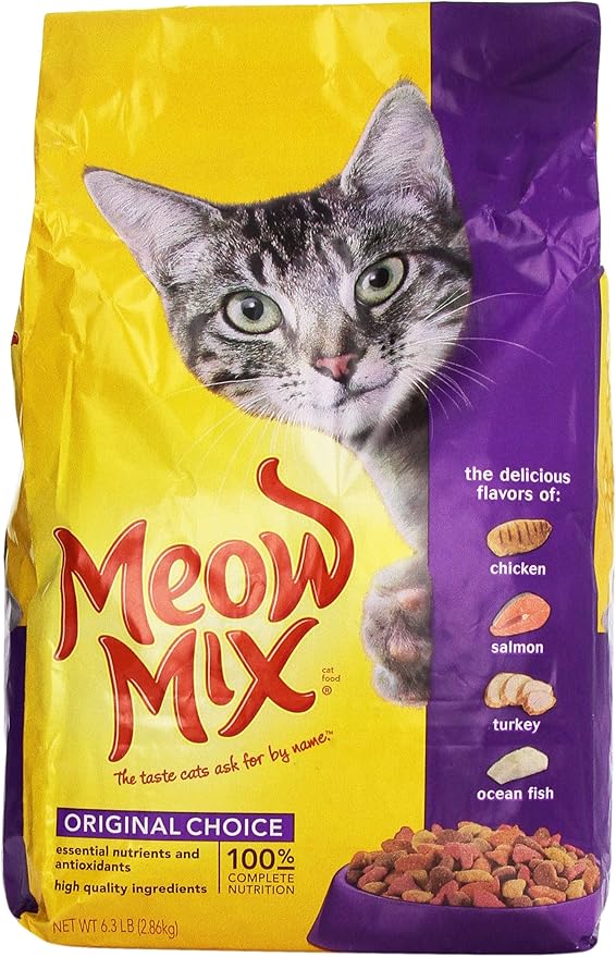 Meow Mix Cat Food, Original Choice, 6.3 lb