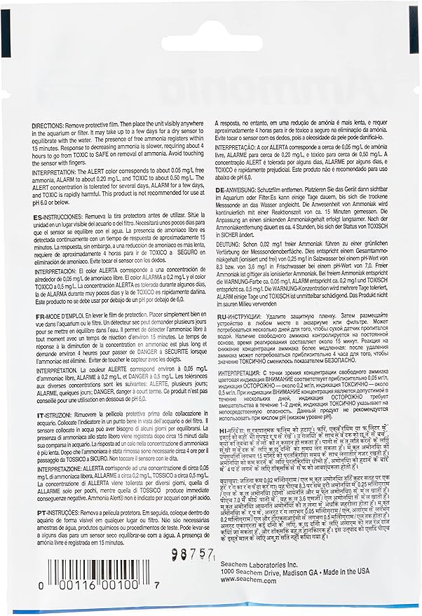 Seachem Ammonia Alert (Pack of 2)