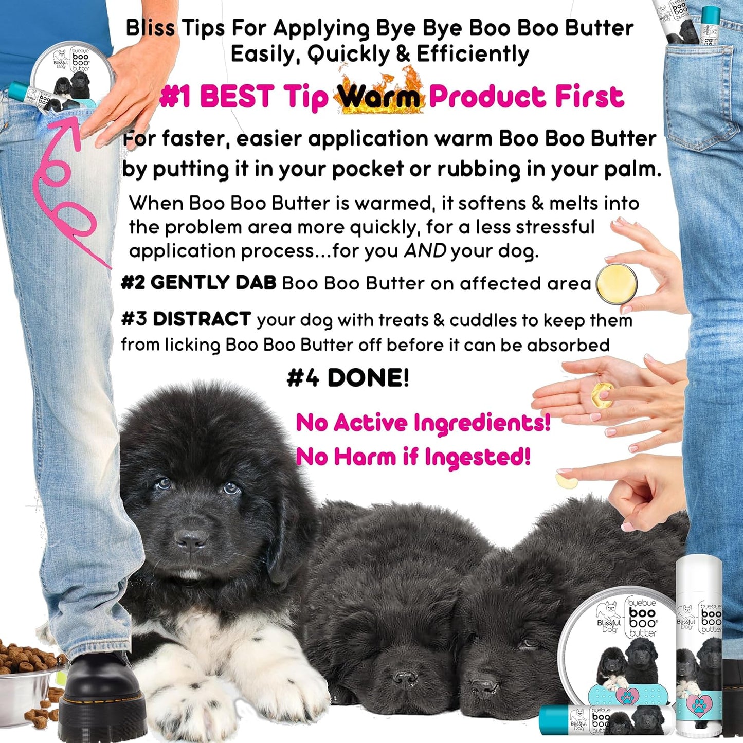 The Blissful Dog 8 oz TIN Newfoundland Booboo Butter