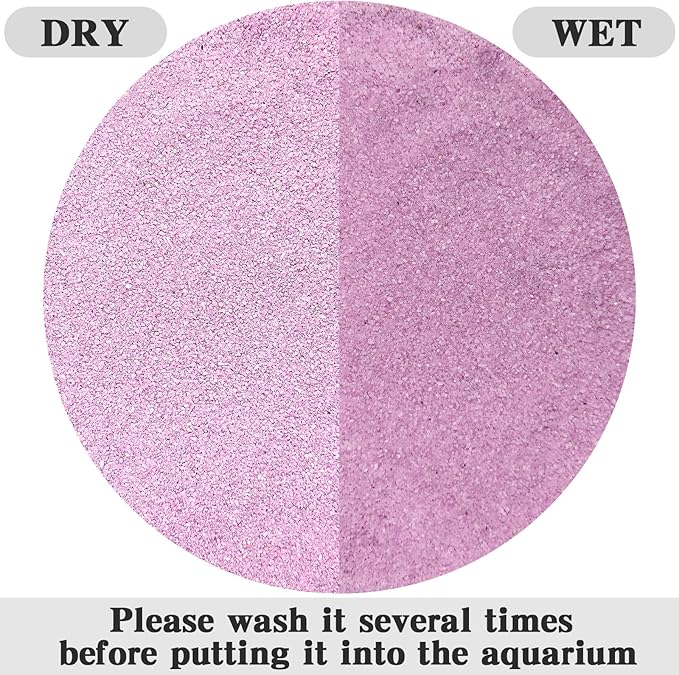 FANTIAN 10 lbs Aquarium Pink Sand, 0.4-0.8 mm Decorative Sand for Aquarium, Fish Tank, Candle, Vase, Wedding Ceremony, Arts Crafts and Bowl Fillers