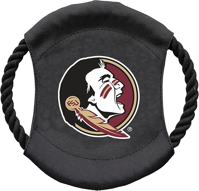 Littlearth NCAA Unisex NCAA Sock Monkey and Flying Disc Pet Toy Combo Set