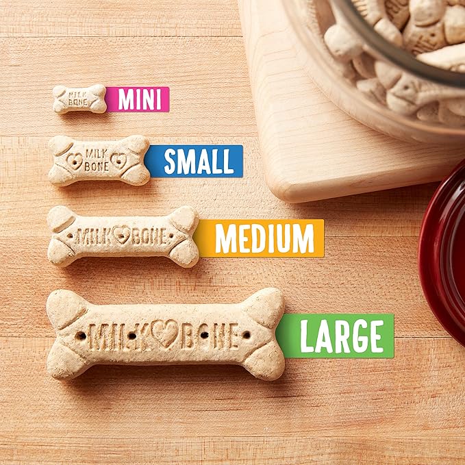 Milk-Bone Original Dog Treats Biscuits for Large Dogs (Packaging May Vary), 24 Ounces (Pack of 2)