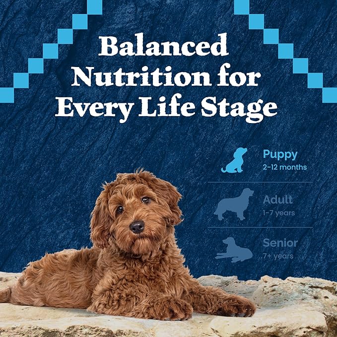 Blue Buffalo Wilderness Puppy High Protein Dry Dog Food with Real Chicken Plus Wholesome Grains, Made in the USA with Natural Ingredients, Chicken, 13-lb. Bag
