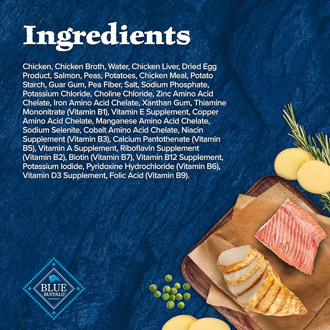 Blue Buffalo Wilderness Wolf Creek Stew High Protein, Natural Wet Food for Dogs, Hearty Salmon Stew in Gravy, 12.5-oz cans, 12 Count