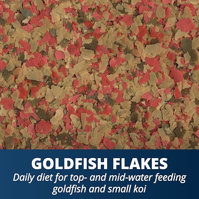 Tetra Goldfish Flakes, Nutritionally Balanced Diet for Aquarium Fish, Vitamin C Enriched Flakes, .42 oz (36 Pack)