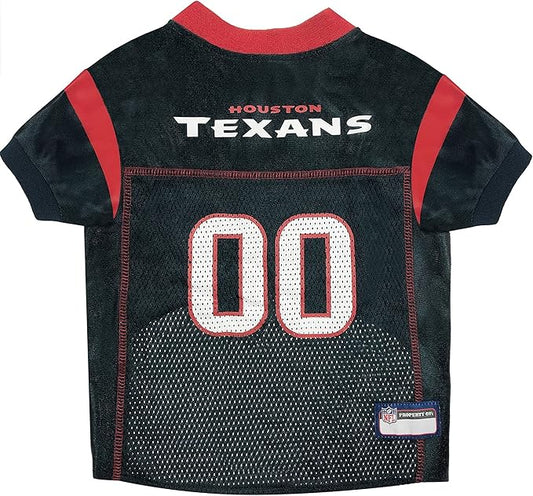Pets First NFL Houston Texans Dog Jersey, Size Medium, Football Shirt Costume for Pet, Dog Sports T-Shirt, NFL Team Clothing for Cats, Licensed Pet Apparel Available in 7 Sizes and 32 Teams