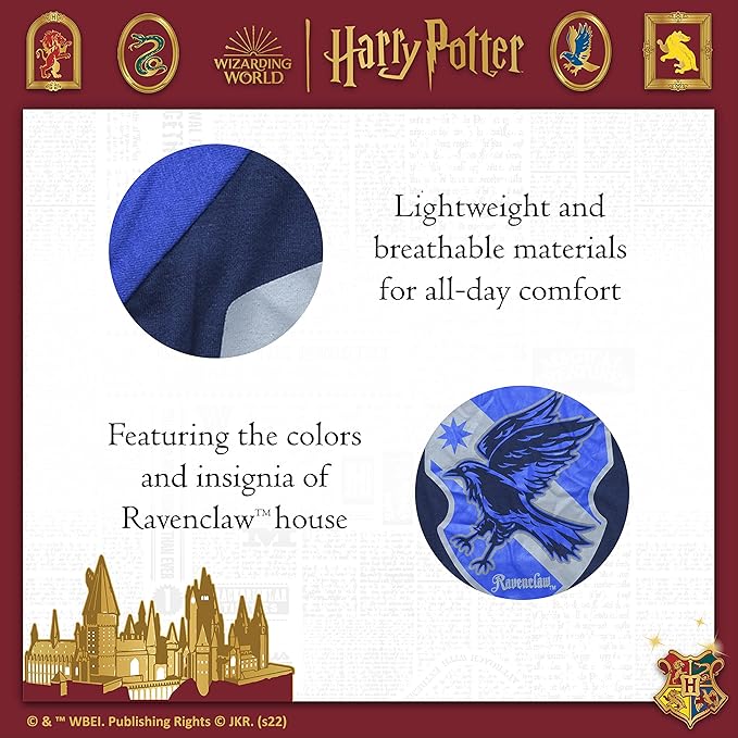Harry Potter Ravenclaw Pet T-Shirt in Size Large | L Dog T-Shirt, Harry Potter Dog Shirt | Harry Potter Dog Apparel & Accessories for Hogwarts Houses, Ravenclaw (FF19293)