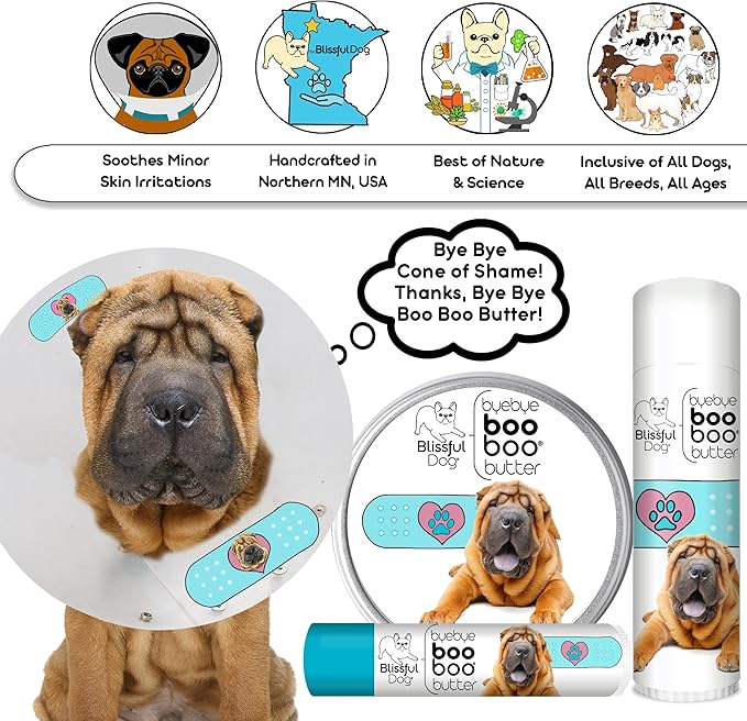The Blissful Dog BB-SHARPEI-16OZ Chinese Shar-Pei Boo Butter, 16 oz.