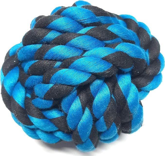 Multipet International 29002 Medium Nuts For Knots Dog Toy - Assorted Colors - Pack of 3