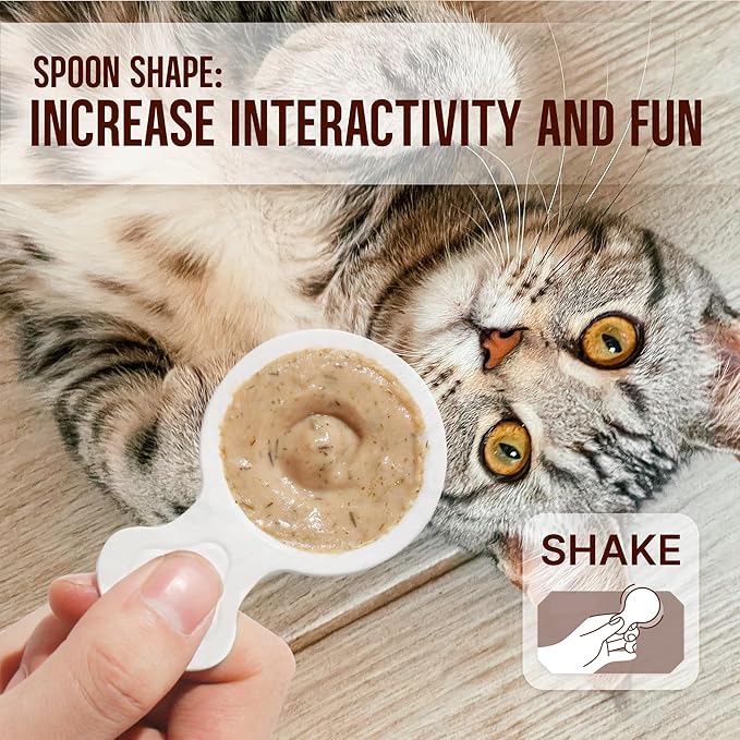 PETPHABET Lickable Cat Treats Spoon, 36 Count Creamy Puree Kitten Treats Chicken Slamon & Cranberry Recipe, Functional Wet Paste Cat Snacks for Urinary Health, Grain-Free Kitty Treat with Taurine