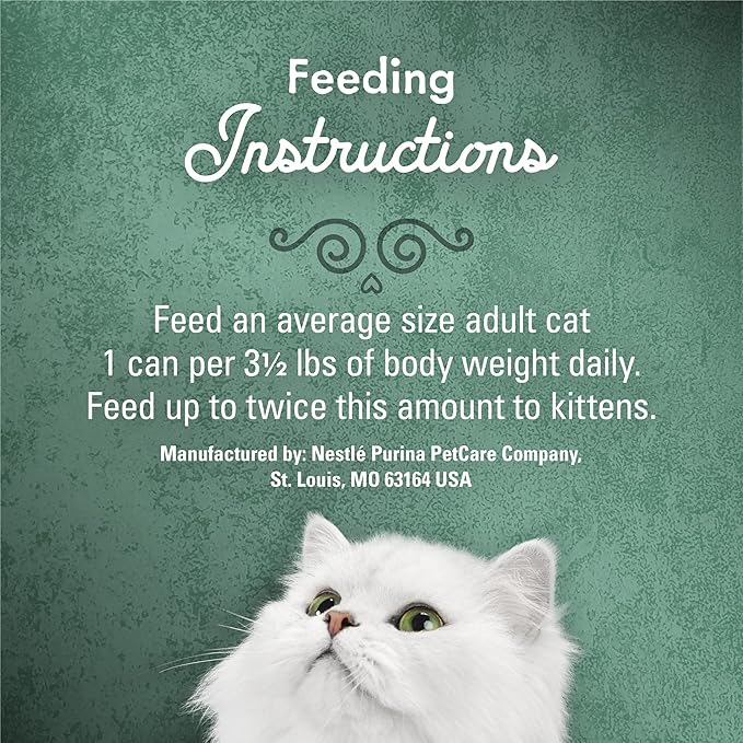 Purina Fancy Feast Wet Cat Food, Medleys Shredded Wild Salmon Fare With Spinach in a Savory Cat Food Broth - (Pack of 24) 3 oz. Cans