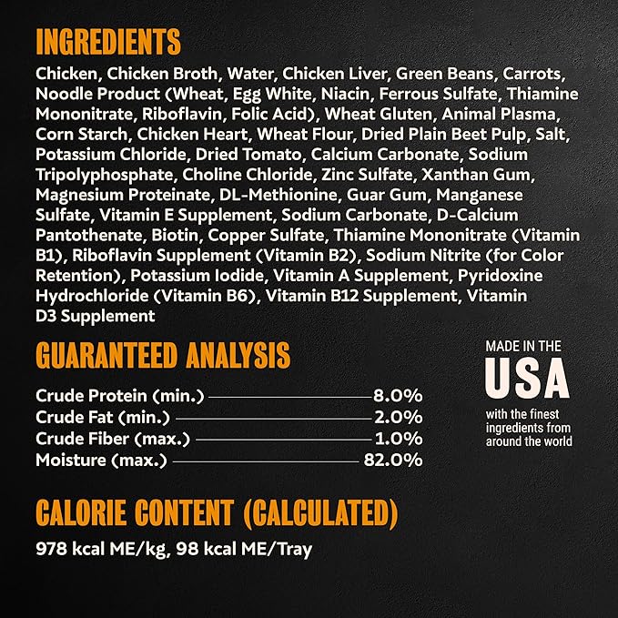 Cesar Home Delights Adult Wet Dog Food Hearty Chicken & Noodle Dinner in Sauce, 3.5 oz. Easy Peel Dog Food Tray, 24 Count (Pack of 1)