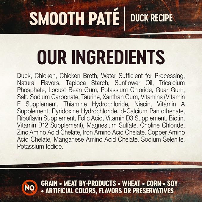 Wellness CORE Tiny Tasters Pate Adult Wet Cat Food, Natural, Protein Rich, Grain Free, Duck Recipe, 1.75 oz, Pack of 12 Pouches